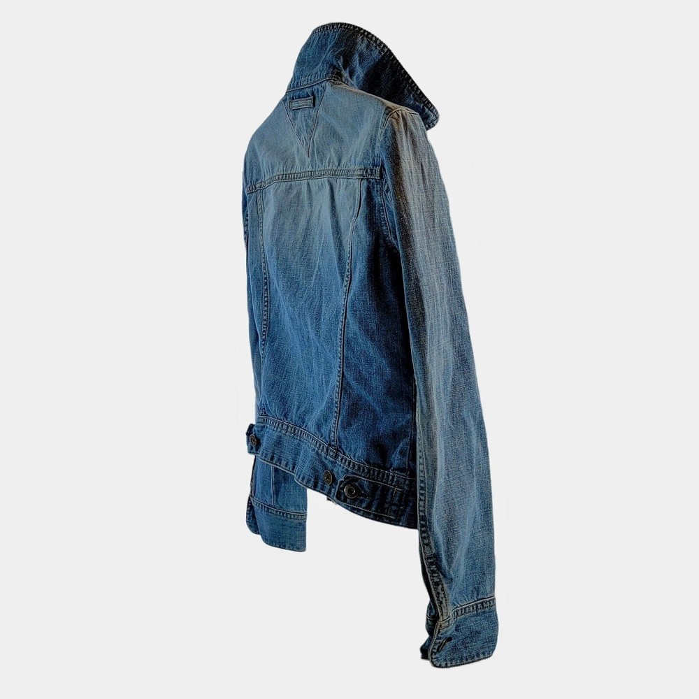Vintage Tommy Hilfiger Jean Jacket Button Blue Denim Jacket Size Women’s Small - Picture 5 of 12